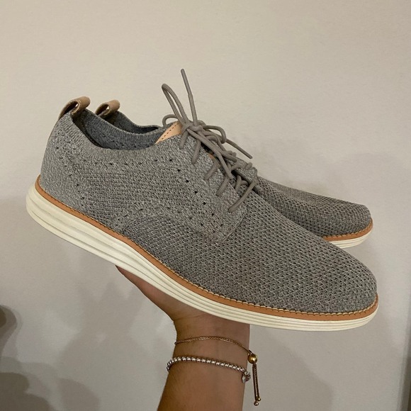 Cole Haan Gray Original grand Stitch lite Wing tip Shoes sz 9 main image 8